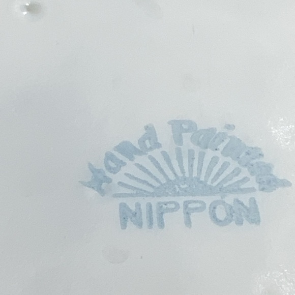 Antique Hand Painted Nippon Violets Creamer Pitcher - Picture 7 of 8